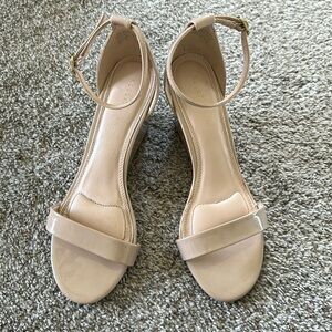 Nude wedge heels. Great condition wore only a couple times. Smoke free home.